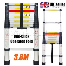 One Button Retraction Ladders