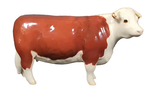 Beswick hereford bull - bull, figure
