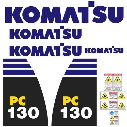 Decal sticker set komatsu - sticker,