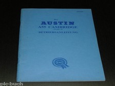 Owners Manual Handbook Austin