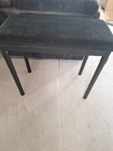 Vintage black velour storage - vintage,