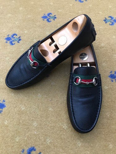Gucci loafers leather shoes - leather,