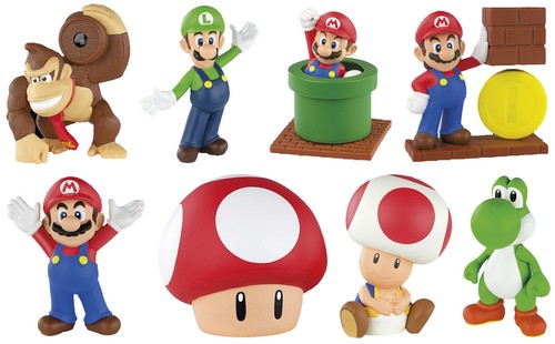 Mcdonald super mario toys - mario,