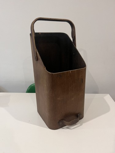 Vintage mallod wooden coal - mallod,