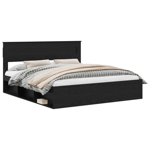Bed frame with headboard solid - bed,