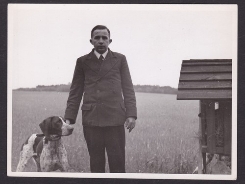 Vintage photograph man suit - photograph, in