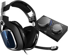 Astro A40 TR Gaming Headset + MixAmp Pro TR for Playstation 4/5 - Black/Blue