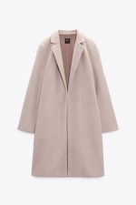 ZARA Felt Texture Coat –