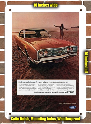Metal sign 1969 - sign,