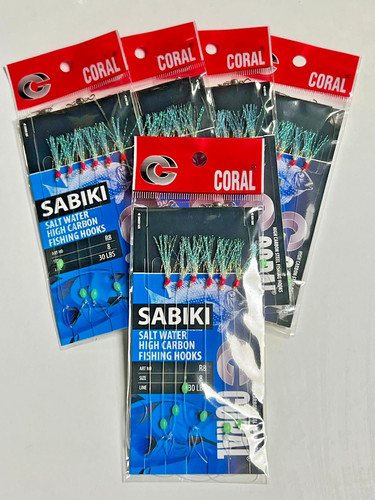 Packs sabiki hook size 8 - x,