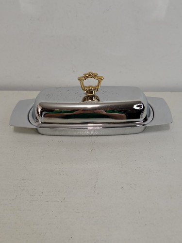 Vintage kromex butter dish - vintage,