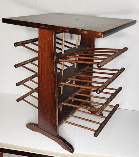 Vintage side table - side, magazine