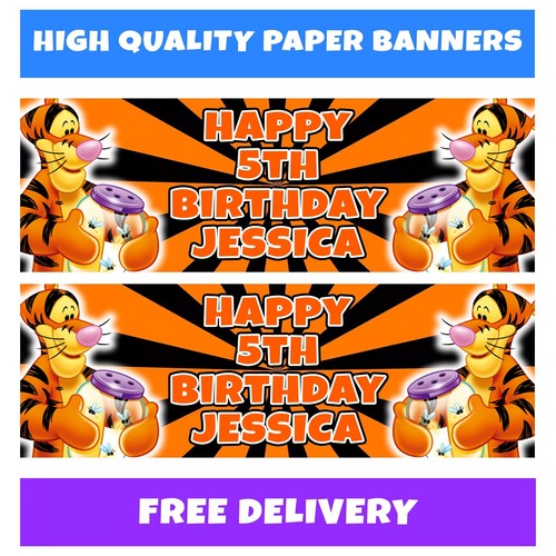 Tigger personalised birthday - tigger,