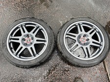 PAIR OF SUBARU SPEEDLINE ALLOY