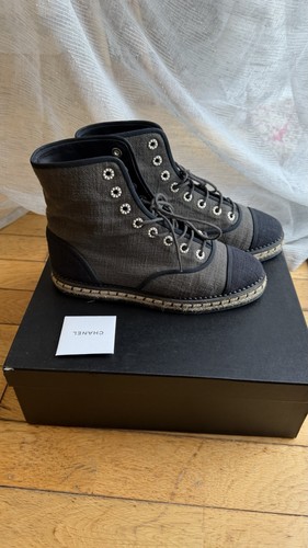Chanel hight espadrilles boots - espadrilles,