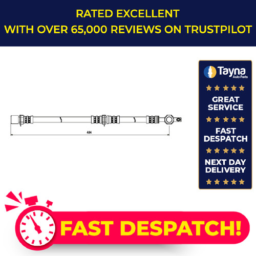 Brake hose fits toyota corolla - hose,
