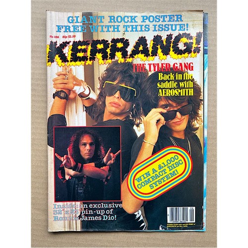 Aerosmith kerrang 106 - aerosmith,