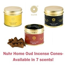 Nuhr Home Incense Cones - Natural Home Fragrance Aroma High Quality Scent 
