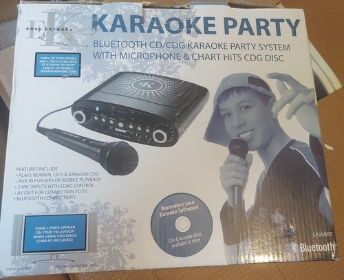 Easy karaoke ek88bbt bluetooth - karaoke,