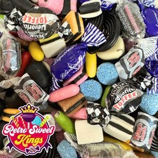 Liquorice Mix Retro Sweets Allsorts Wheels Candy Pick N Mix Christmas Halloween