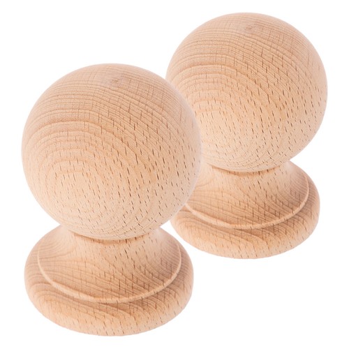 Pcs wood finials solid - pcs,