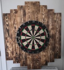 Rustic Wooden Dartboard Surround. **FREE DELIVERY** See Ad For Details.