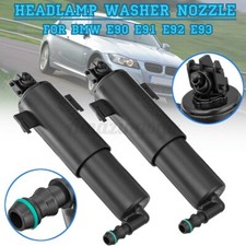 2X LEFT RIGHT HEADLIGHT HEADLAMP WASHER NOZZLE JET SPRAYER For BMW E90 E91 E92