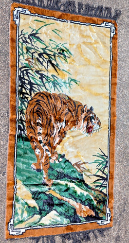 1960 tiger velveteen - tiger, rug