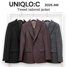 UNIQLO : C Tweed tailored jacket Women's 479668 XS-2XL Japan New 2025 AW