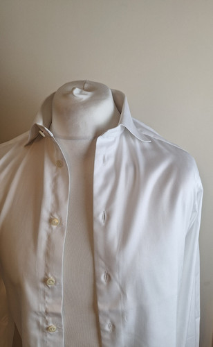 Eton shirt white twill - eton,