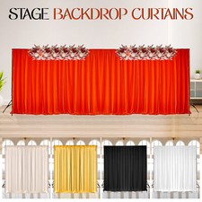 Stage Backdrop Curtains Polyester Cloth Background Drapes Wedding Banquet Party