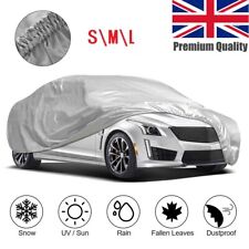 Grey Car Cover UV Protection Waterproof Breathable Medium Size L M S Universal