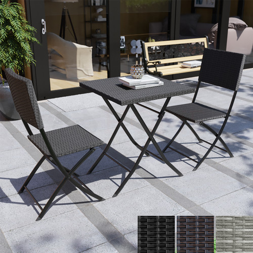 Piece rattan bistro - rattan,