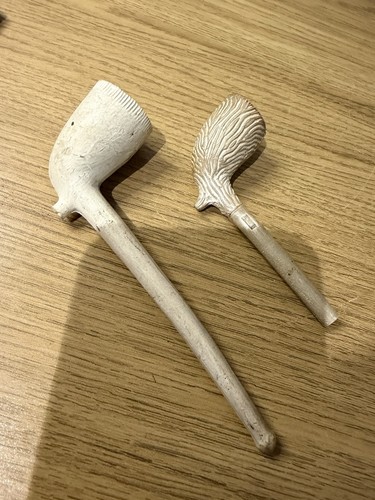 Antique clay tobacco pipes - 2,