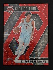 Victor Wembanyama 2024-25 Panini Mosaic City Edition Red #288