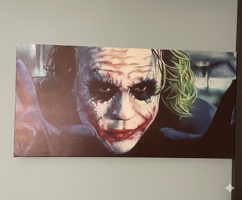 The dark knight joker canvas - knight,
