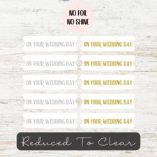 Wedding Sentiment Banners Card