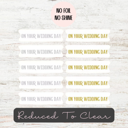 Wedding sentiment banners card - sentiment,