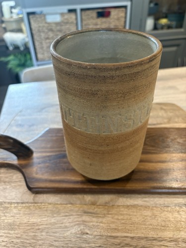 Vintage studio pottery - studio, beige