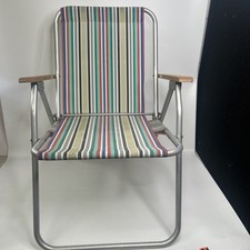 Vintage Deck Chair 1970s Green