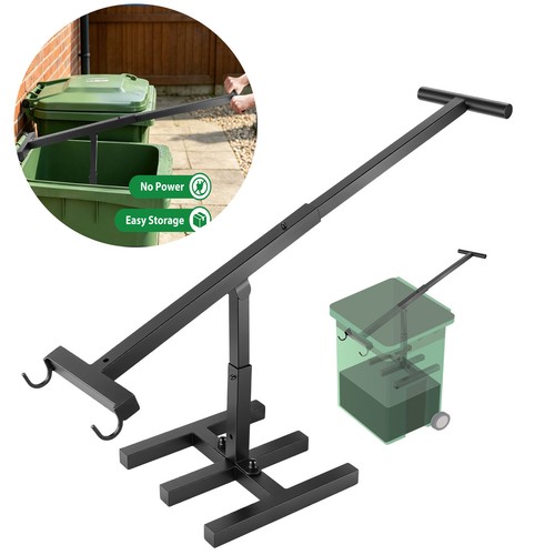 Wheelie bin compactor press - wheelie,