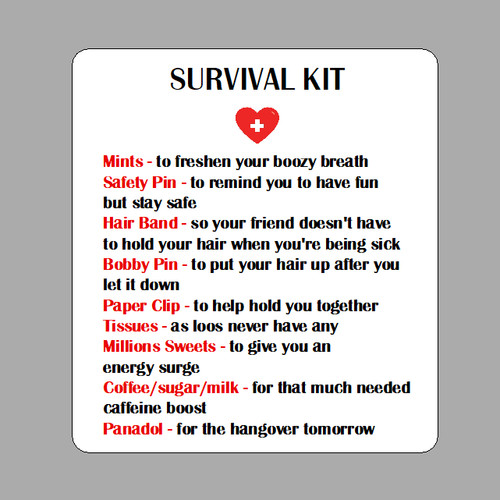 Fun survival kit - survival,
