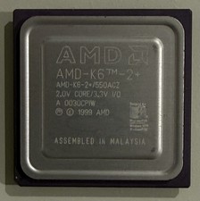 AMD K6-2+ (Plus) 550MHz ACZ