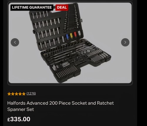 Halfords advanced 200 piece - advanced,