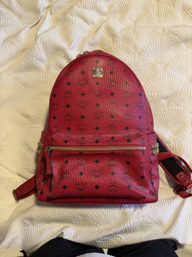 Mcm backpack red - backpack,