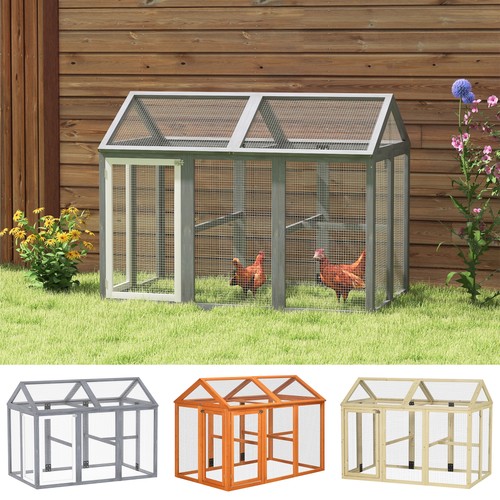 Large chicken run wooden - run,,