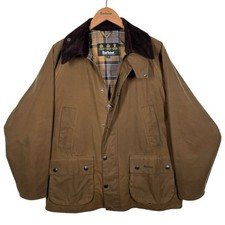 Barbour Retail Bedale Wax Jacket Medium Khaki Sand Tan Brown Waxed Country