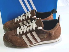 ADIDAS *CHILE 62* (012596) VINTAGE 2003 BROWN LEATHER TRAINERS UK 7 EU 40 2/3