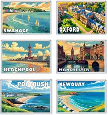 Various UK Fun Jumbo Fridge Magnet - Holiday Souvenir Gift Travel Present