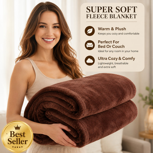 Luxury popcorn throw single - throw,